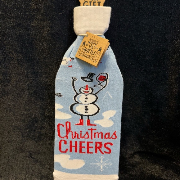 Christmas Cheer LOL Snowmen Bottle Socks by Primitives by Kathy - Picture 4 of 11